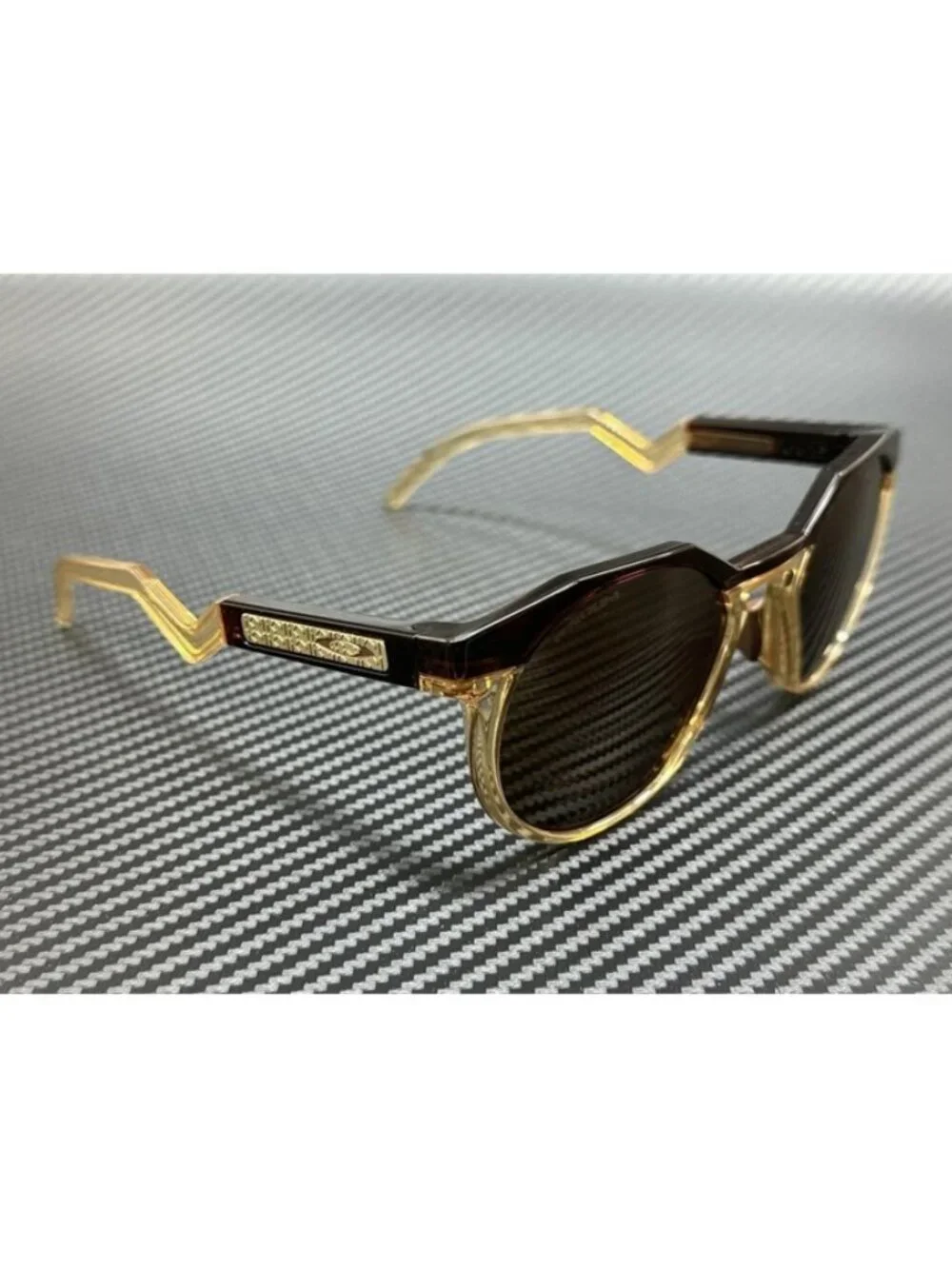 New Oakley Men Dark Amber Sunglasses 52-21-142